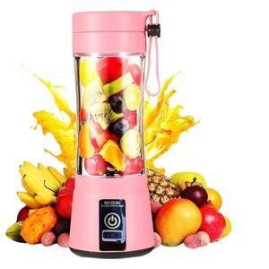 Pink Portable Personal Blender,Mini Juicer Cup Smoothie Maker ,USB Charger